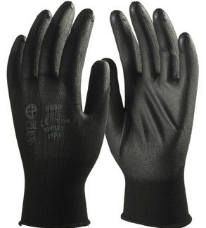 Work protection gloves black 11